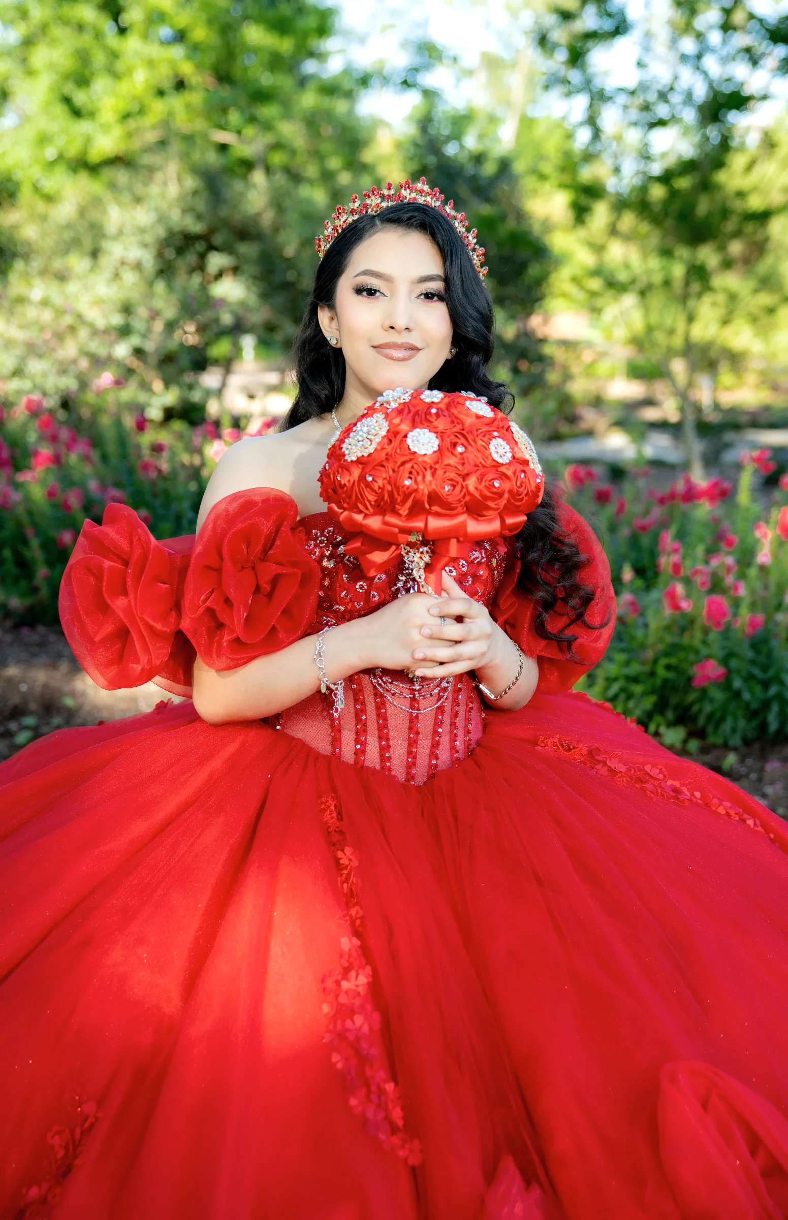 Retrato en rojo