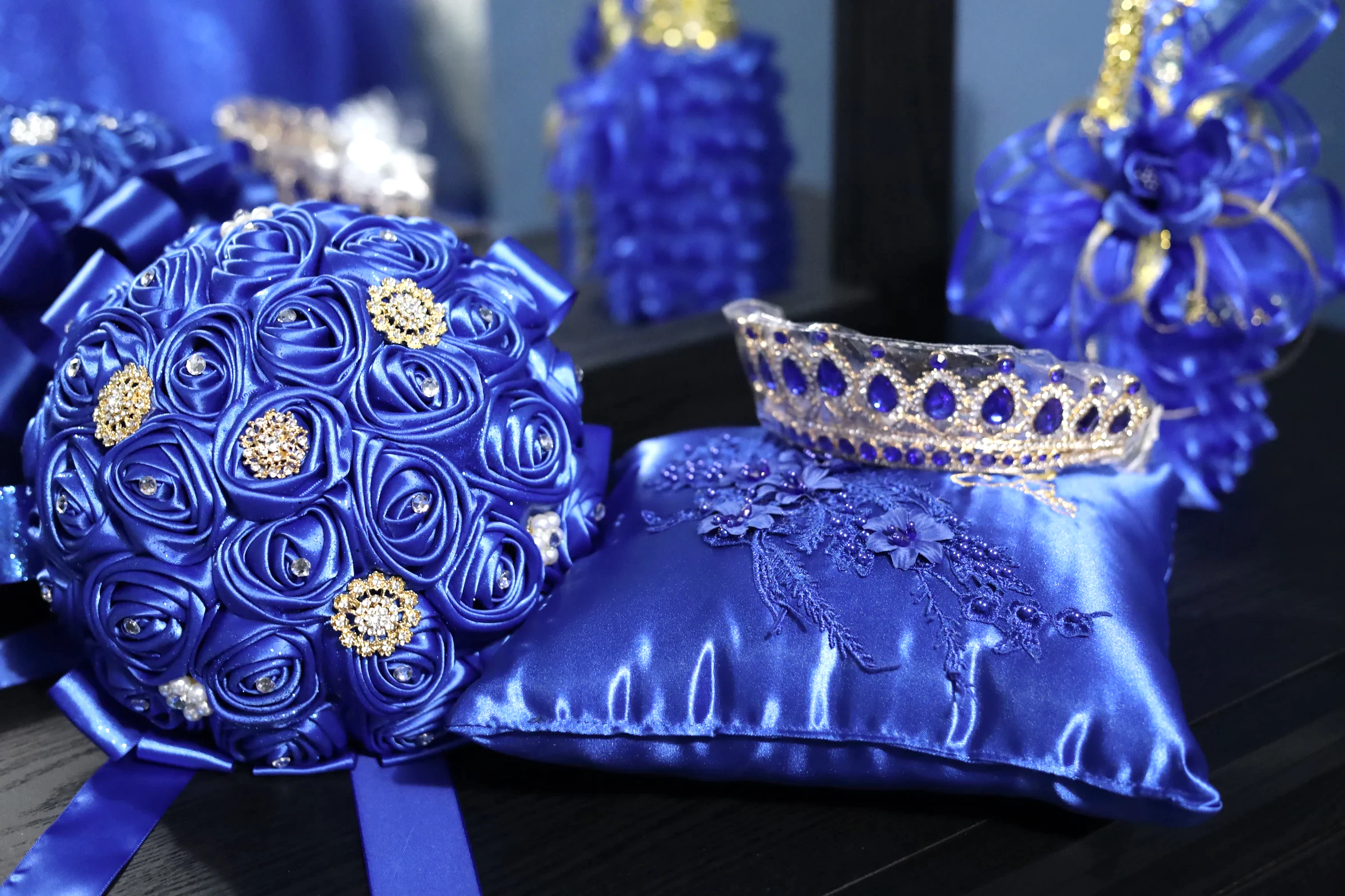 Detalles en azul