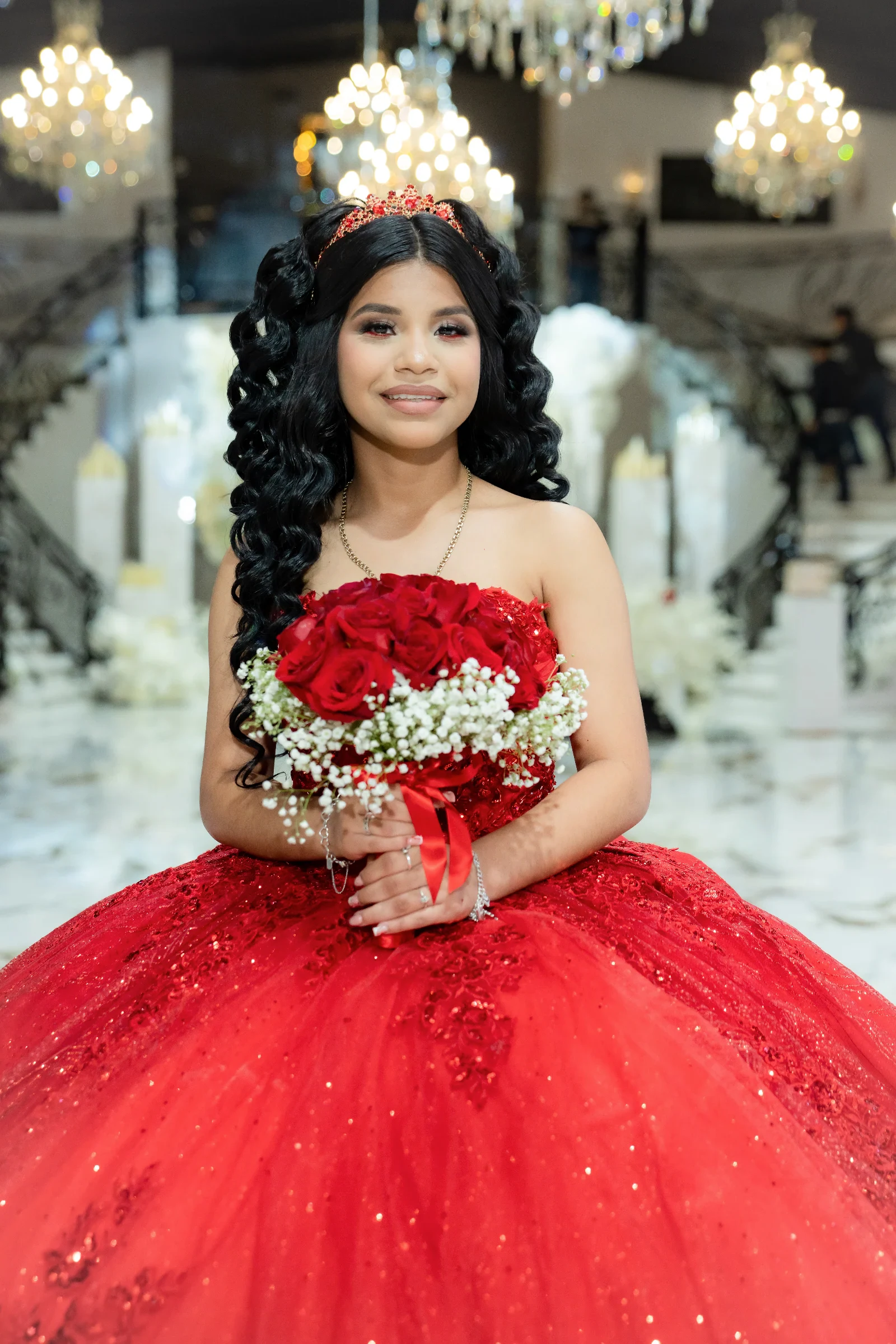 Elegancia en rojo